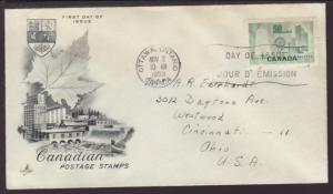 Canada 334 Paper 1953 Artcraft Pen FDC