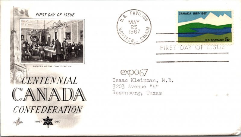 United States, Canada, First Day Cover