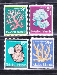 Tokelau 37-40 Set MNH Coral (C)