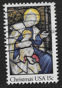 US #1842 15c Christmas - Madonna and Child