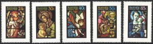 Australia SC#927-931 24¢-85¢ Christmas (1984) MNH
