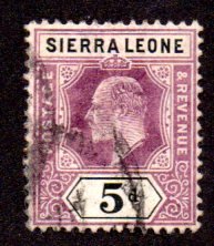 SIERRA LEONE 84 USED SCV $32.00 BIN $10.75 ROYALTY