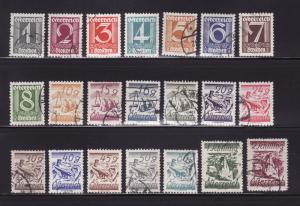 Austria 303-324 Set U Various (C)