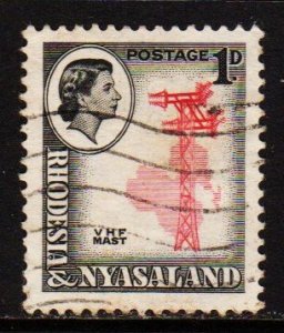 Rhodesia & Nyasaland - #159 V.H.F. Mast  - Used