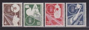 Germany 698-701 VF-MLH set nice colors scv $ 30 ! see pic !