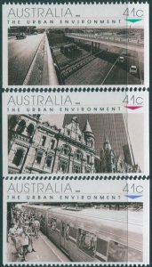 Australia 1989 SG1216-1218 Urban Environment set MNH