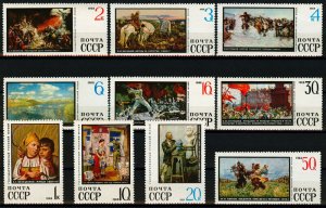 1968 USSR 3576-3585 Painting. Collection of the Russian Museum in Leningrad 9,50