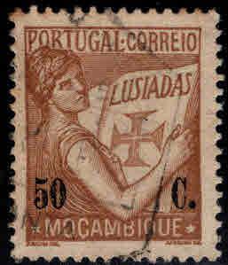 Mozambique Scott 259 Used  surcharged stamp