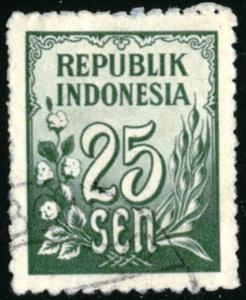 INDONESIA #376, USED - 1951 - INDO103