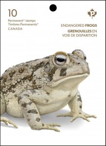 qt. ENDANGERED FROGS = Booklet of 10 stamps MNH Canada 2024