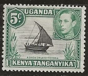 Kenya Uganda  & Tanganyika | Scott # 67 - MH