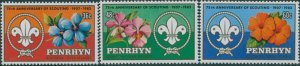 Cook Islands Penrhyn 1983 SG282-284 Boy Scout Movement set MNH