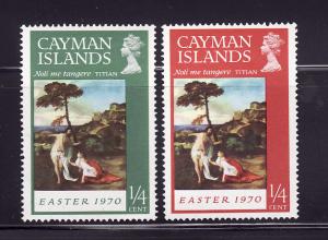 Cayman Islands 251-252 MNH Easter, Art, Paintings