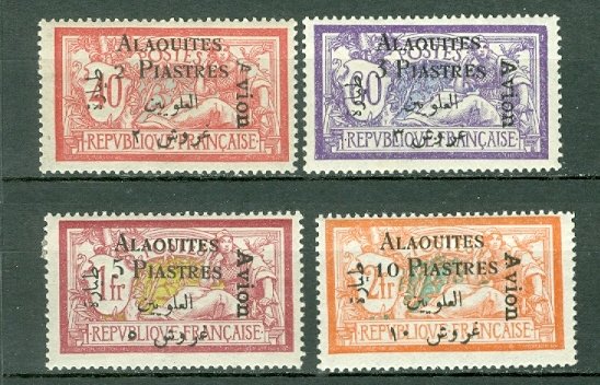 ALAOUITES 1925 AIR  #C1-4 SET  MINT NO THINS...$78.50