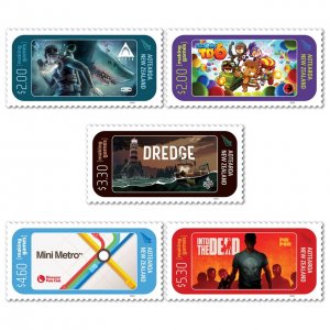 New Zealand 2024 Making Games - A Developing Industry Complete Mint MNH Set