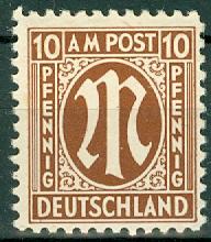 Germany - Allied Occupation - AMG - Scott 3N7 MNH (SP)