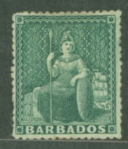 Barbados #39 Unused Single