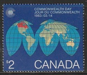 1983 Canada - Sc 977 - MNH VF - 1 Single - Commonwealth Day