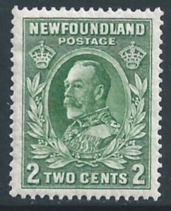 Newfoundland #186 NH 2c George V