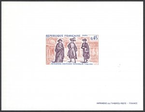 France Sc# 1305 MNH Souvenir Card 1971 Cardinal, Nobleman & Lawyer