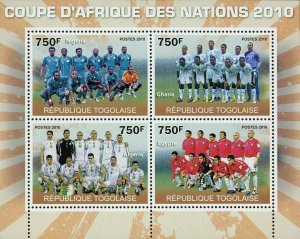 Africa Football Cup of Nations Stamp Nigeria Ghana Algeria Egypt S/S MNH #3683