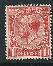 GB George V  SG 419  MH tiny spot on reverese