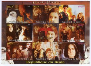 Harry Potter Stamps 2008 MNH Hermione Granger Dumbledore Ron Weasley 9v IMPF M/S