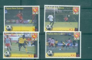 Papua New Guinea - Sc# 1136-9. 2004 National Soccer League. MNH $13.00.