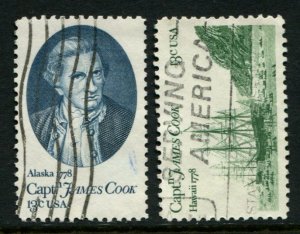 1732-33 US 13c Capt James Cook, used sgls