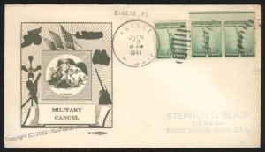 Hawaii USA 1941 ELEELE Territorial  Military Mail Cover 109124
