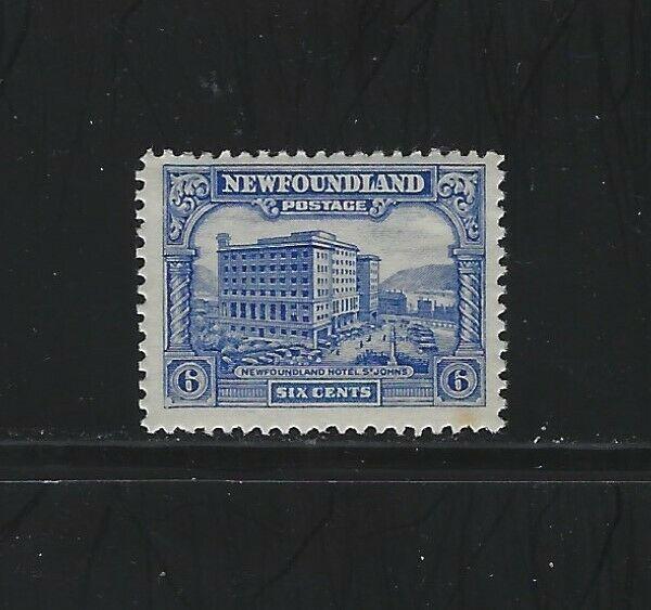 NEWFOUNDLAND - #168 - 6c NEWFOUNDLAND HOTEL MINT STAMP (1929-1931) MLH