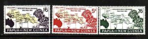 Papua New Guinea-Sc#167-9- id5-unused NH set-Maps-1962-