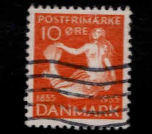 DENMARK  Scott 248 Used mermaid stamp