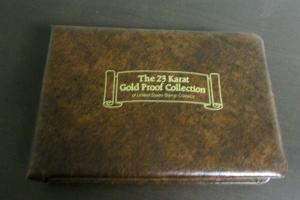 US Stamps 23 Karat Gold Proofs 34 Classics