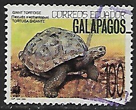 Ecuador # 1281 - Giant Tortoise Galapagos - used.....{BRN18}