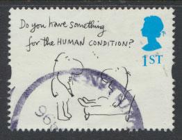 Great Britain SG 1907  Used  - Greetings Booklet - Cartoons 