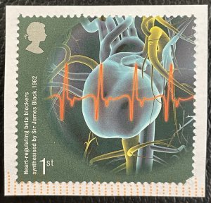 GB #2834 Used on Paper - James Black Heart Beta Blockers 2010  [W12.3.4]