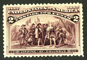 U.S. #231 MINT OG LH