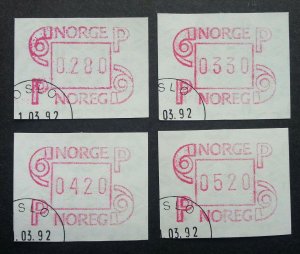 Norway OSLO 1992 ATM (Frama Label stamp) CTO