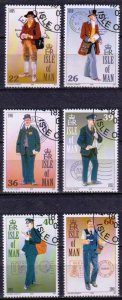 Isle of Man UK 2001 Postman's Uniforms Mi.911 - 6 Used CTO