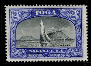 TONGA QV SG51, 2s black & ultramarine, M MINT. Cat £140. WMK UPRIGHT