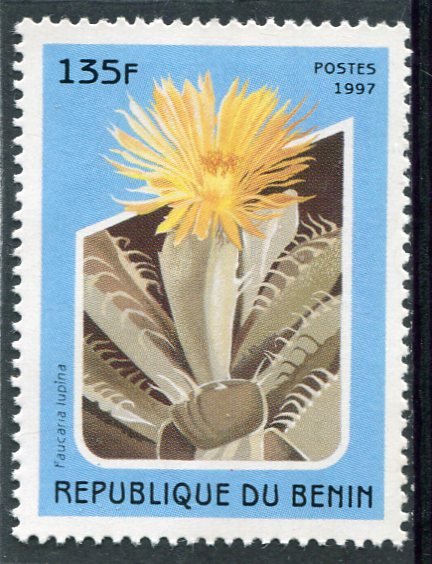Benin 1997 CACTUS 1 value Perforated Mint (NH)