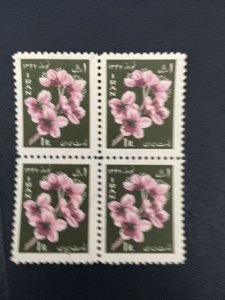 Middle East, MNH  **, P, 1968,Shah,Sc#1465-68,new Year, Almond Blossom,