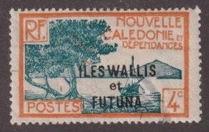 Wallis & Futuna Islands 46  New Caedonie Stamp O/P 1930