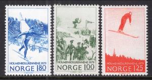 Norway 741-743 Skiing MNH VF