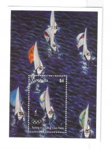 Grenada 1995 Summer Olympics Atlanta Sailing Ship S/S Sc 2457 MNH C13