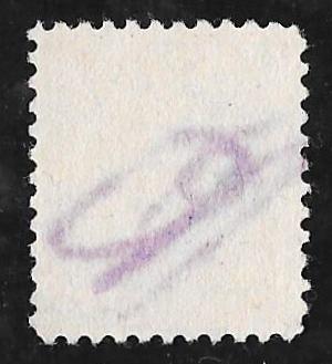 501 3 cents Washington, Light Violet ty1 Stamp used EGRADED VF-XF 85