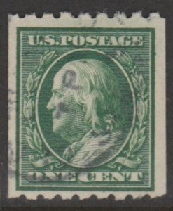 U.S. Scott Scott #390 Franklin Stamp - Used Single