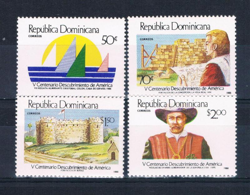 Dominican Republic 1035-38 MNH set Discovery of America (D0109)