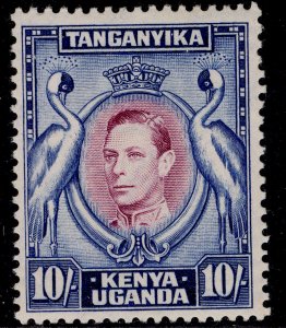 KENYA UGANDA TANGANYIKA GVI SG149, 10c purple & blue, LH MINT. Cat £190.